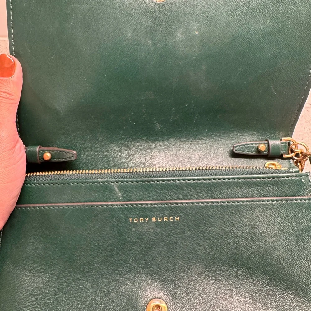 Tory Burch Emerald Green Crossbody - Picture 6 of 8